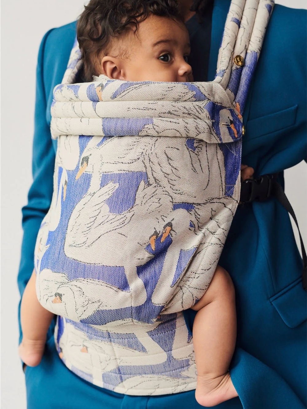 Artipoppe ZEITGEIST IN COTTON swan print  carrier - Picture 10 of 12